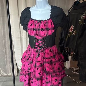 Monster high plaid dress